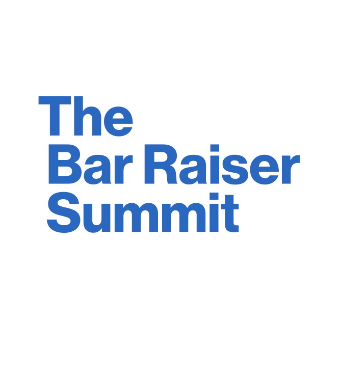 Bar Raiser Summit logo with Strategic Communications logo below